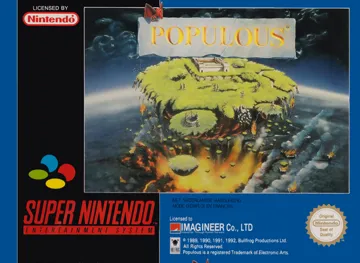 Populous (Europe) box cover front